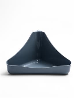 Туалет для грызунов, 33×19×18 см, угловой, пластик, цвет МИКС