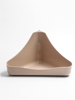 Туалет для грызунов, 33×19×18 см, угловой, пластик, цвет МИКС