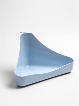 Туалет для грызунов, 33×19×18 см, угловой, пластик, цвет МИКС