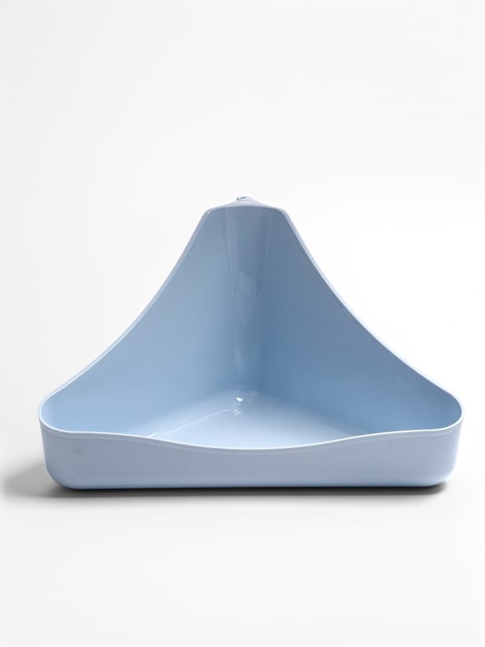 Туалет для грызунов, 33×19×18 см, угловой, пластик, цвет МИКС