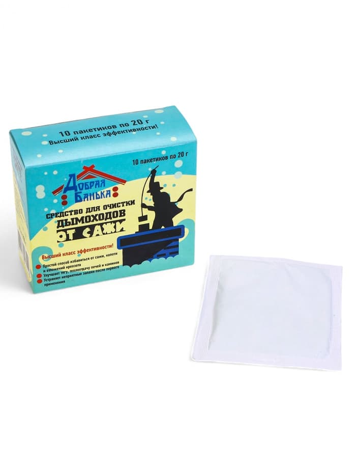 Средство для очистки дымоходов «Добрая банька», 10 шт., 200 г