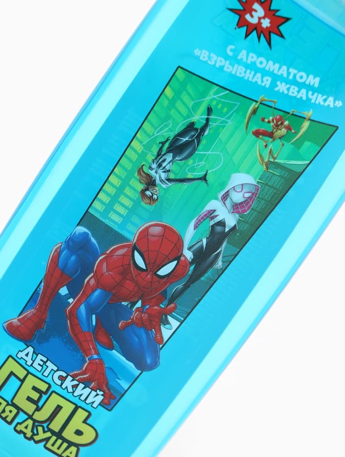 Гель для душа детский, 250 мл, аромат взрывная жвачка, «Человек-паук»