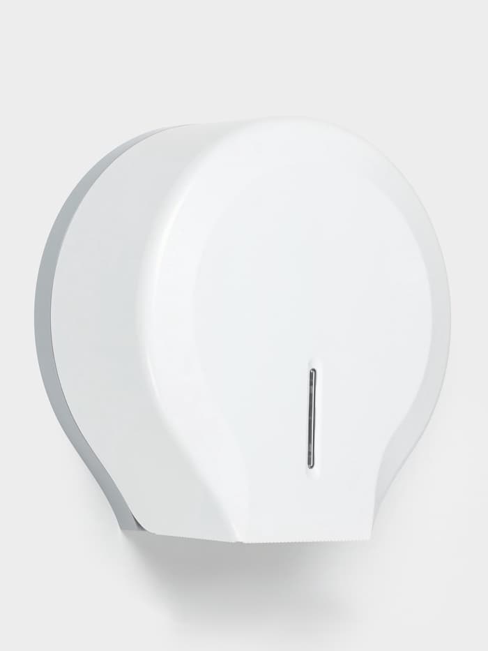 Диспенсер для туалетной бумаги SAVANNA, пластик, белый, втулка 4 см