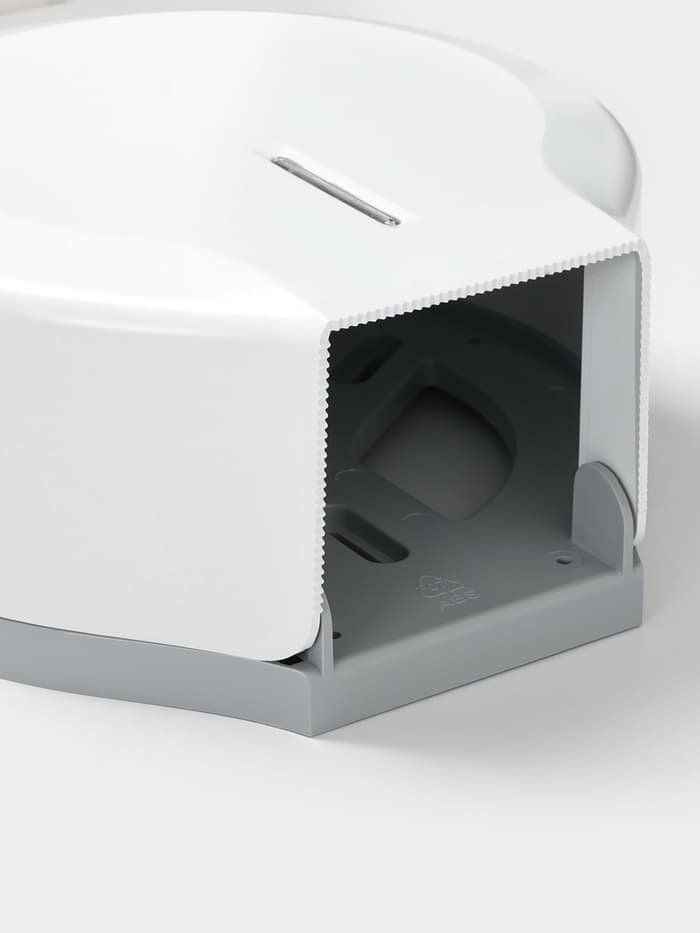 Диспенсер для туалетной бумаги SAVANNA, пластик, белый, втулка 4 см