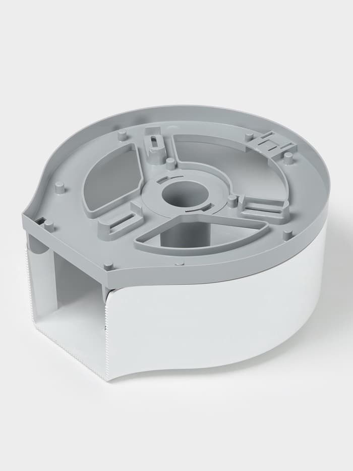 Диспенсер для туалетной бумаги SAVANNA, пластик, белый, втулка 4 см