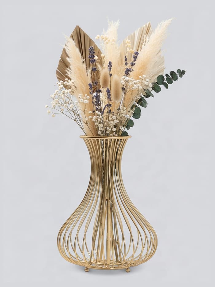 Копилка для винных пробок «Доляна. Ваза Голд», золотая