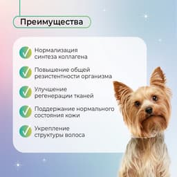 Favet Функциональное лакомство MultivitaminDog Soft Chews для кожи и шерсти для собак, 120 г