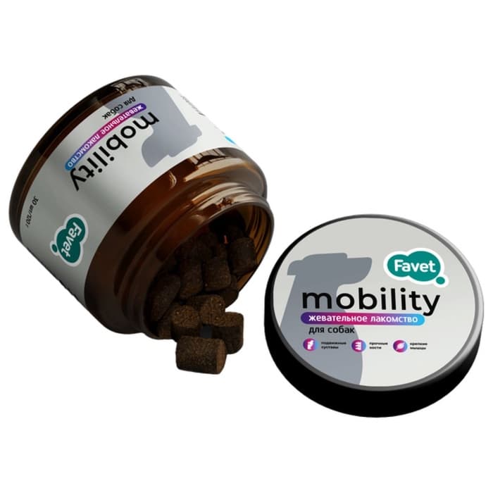 Favet Функциональное лакомство PetPantel Soft Chews для мышц и суставов для собак, 120 г