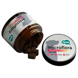 Favet Функциональное лакомство SuperFlora Soft Chews для пищеварительной системы для собак, 120 г 1