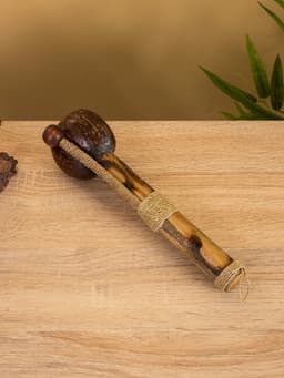 Сувенирный музыкальный инструмент «Тек тек», 25×8×10 см, бамбук, махагон