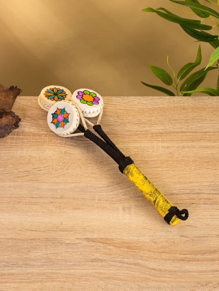 Сувенирный музыкальный инструмент «Клон Тонг», 10×3×30 см, пластик, ротанг