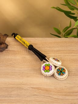 Сувенирный музыкальный инструмент «Клон Тонг», 10×3×30 см, пластик, ротанг