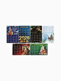 Календарь на магните 2026 «Новогодний», МИКС, 8×12 см