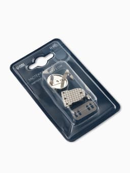 Застёжка для сумки TEIRA, металлическая, 11.9 г, 2.7×2 см, цвет серебряный