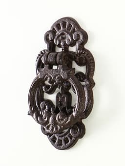 Ручка дверная чугун «Цветочная», 9.5×3.5×17.5 см