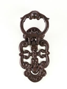 Ручка дверная чугун «Цветочная», 9.5×3.5×17.5 см