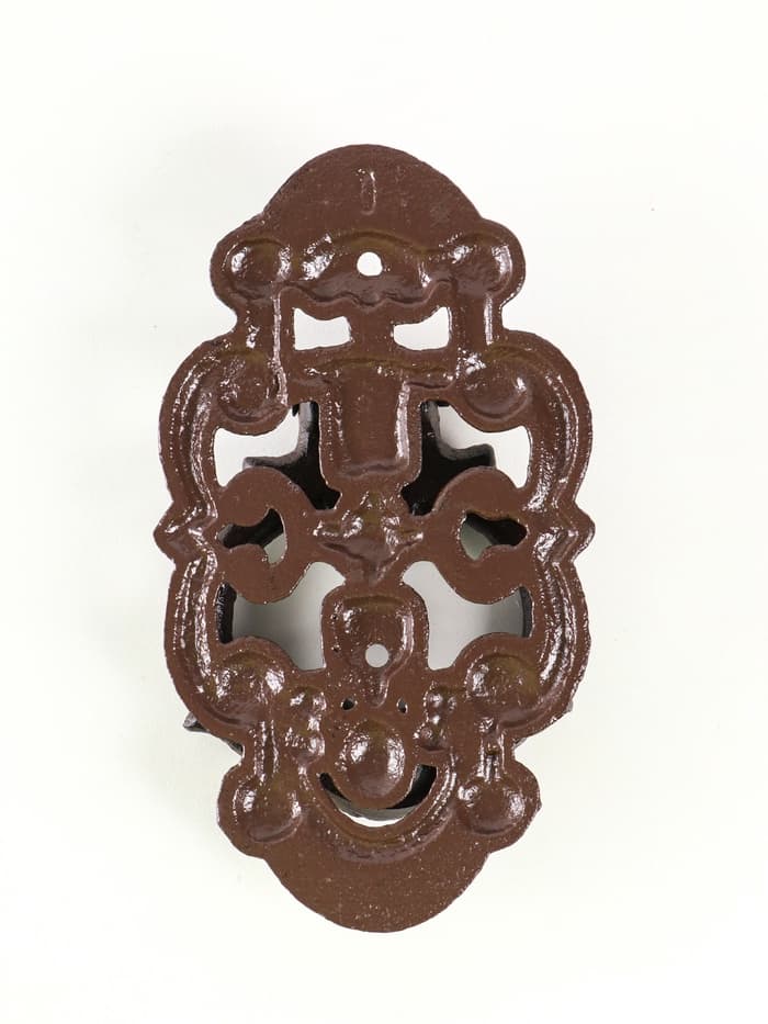 Ручка дверная чугун «Цветочная», 9.5×3.5×17.5 см