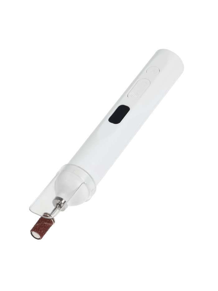 Машинка для маникюра LMM-01-05, 5 насадок, реверс, 2 Вт, АКБ, белый