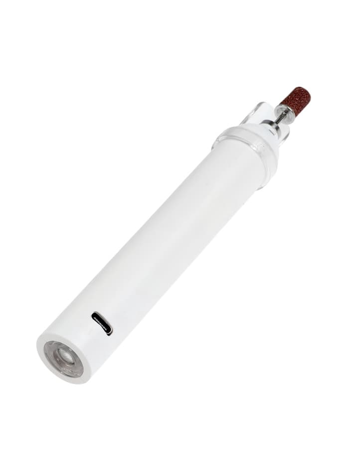 Машинка для маникюра LMM-01-05, 5 насадок, реверс, 2 Вт, АКБ, белый