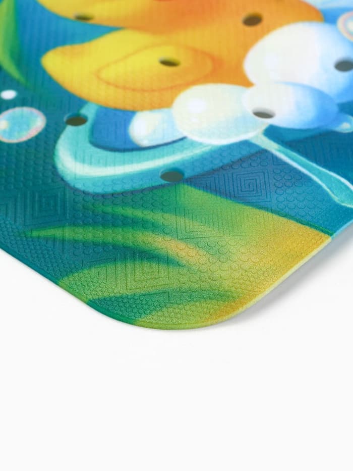 Коврик для ванной противоскользящий, на присосках «Капибара», детский, 40×70 см