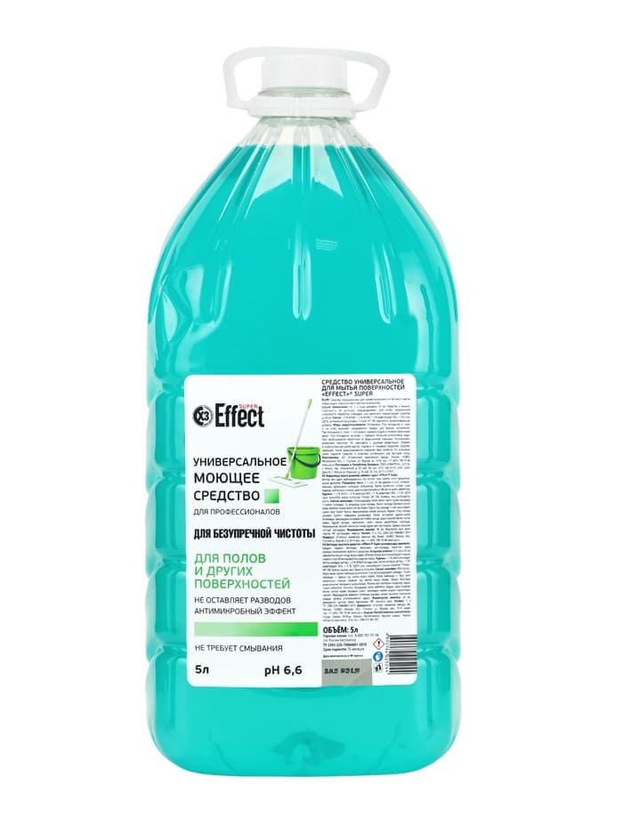 Универсальное средство EFFECT Super, для мытья поверхностей, 5 л