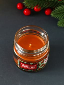 Ароматическая свеча в банке «Рождественский пряник», 100 мл, 14 ч