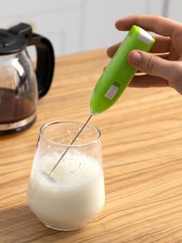 Капучинатор погружной LMR-07, от батареек 2×АА, чёрный