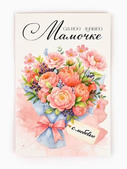 Открытка «Любимой мамочке», 12×18 см