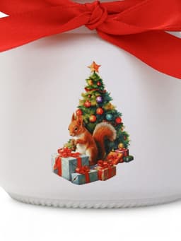 Свеча ароматическая в стакане «Новогоднего уюта и тепла», аромат мандарин