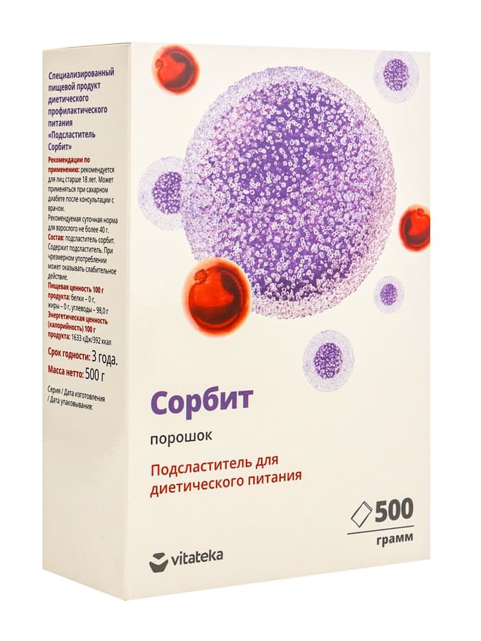 Подсластитель «ВИТАТЕКА» для диетического питания, порошок, 500 г