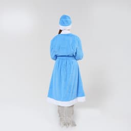 Карнавальный костюм «Снегурочка»: шуба, пояс, шапка, варежки, 44-50, рост 170