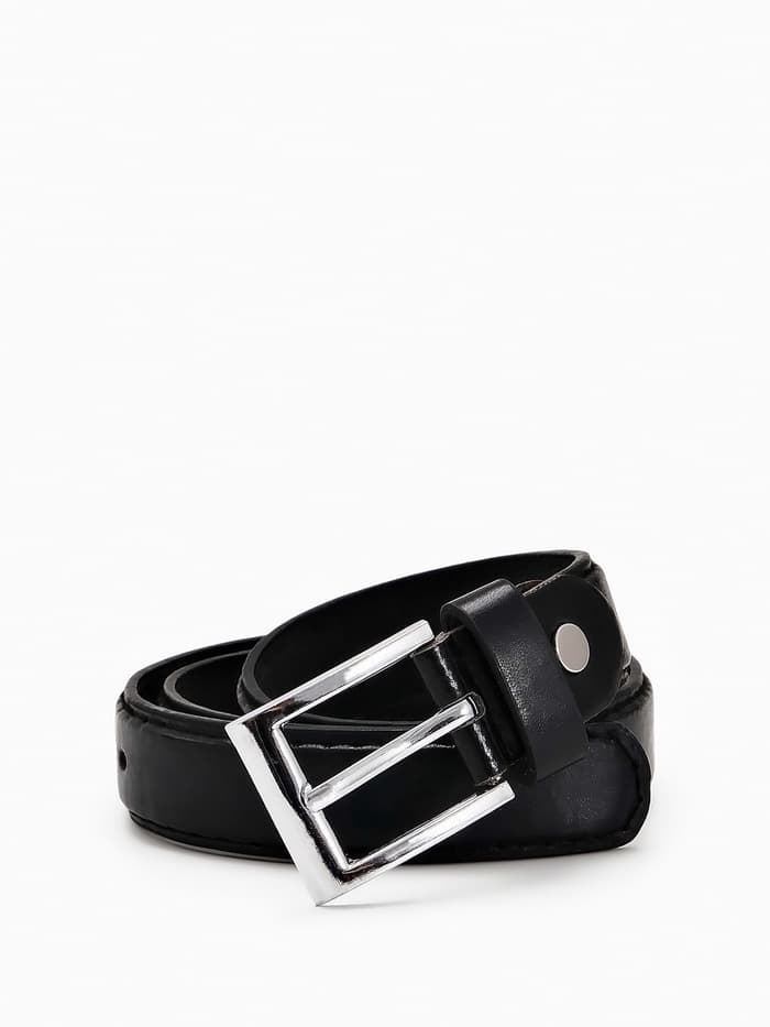 Ремень детский, ширина 2.2 см, винт, пряжка металл, чёрный