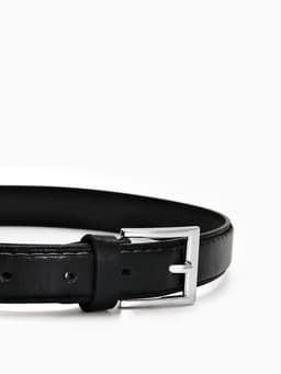 Ремень детский, ширина 2.2 см, винт, пряжка металл, чёрный