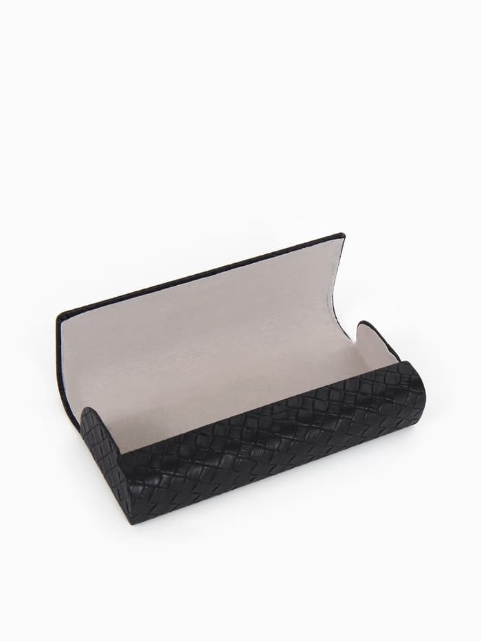 Футляр для очков на магните, размер 15.5×6×3 см, чёрный