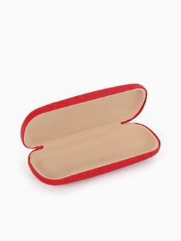 Футляр для очков на хлопушке, размер 16×5.8×3 см, красный