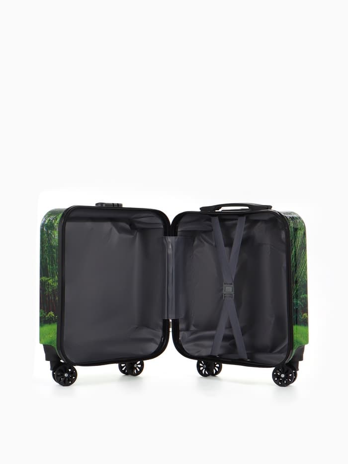 Чемодан детский «Выбражулька» 20 л (XS), отдел на молнии, зелёный