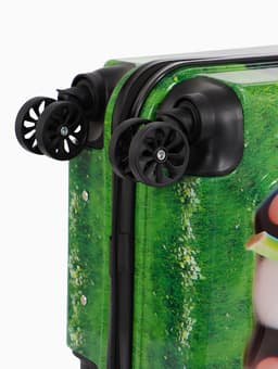 Чемодан детский «Выбражулька» 20 л (XS), отдел на молнии, зелёный