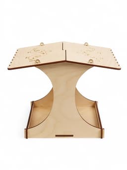 Кормушка - конструктор из ХДФ для птиц «Синичник», своими руками, 24×18×18.5 см, Greengo