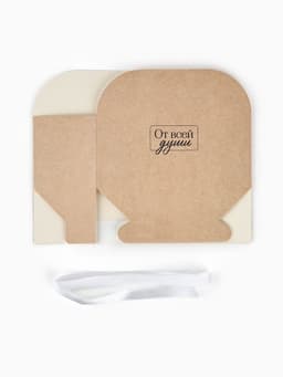 Коробка для цветов складная «От всей души», 17×13×7 см