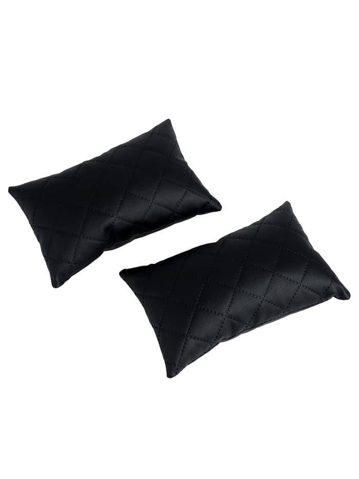 Подушка на подголовник автомобиля, набор 2 шт., черный