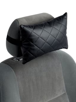 Подушка на подголовник автомобиля, набор 2 шт., черный