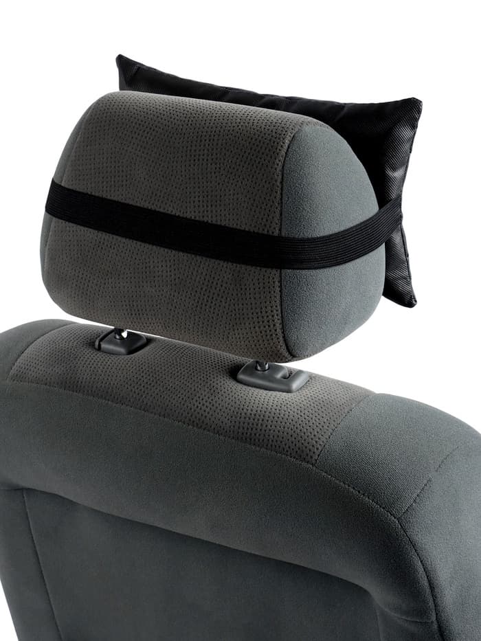 Подушка на подголовник автомобиля, набор 2 шт., черный