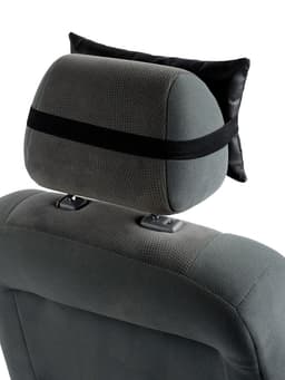 Подушка на подголовник автомобиля, набор 2 шт., черный