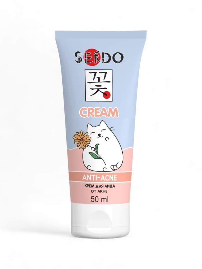 Крем для лица Sendo от акне, для проблемной кожи, 50 мл
