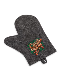 Рукавица для бани и сауны «С лёгким паром», полиэфир 70%, шерсть 30%, «Добропаровъ»