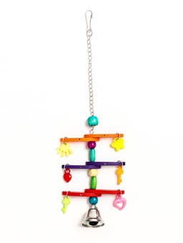 Игрушка для птиц «Перекладина», цвет МИКС