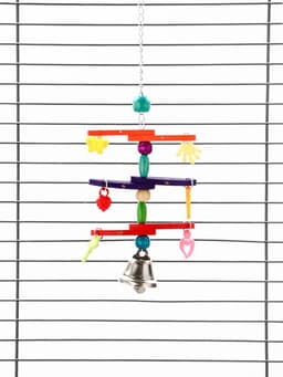 Игрушка для птиц «Перекладина», цвет МИКС