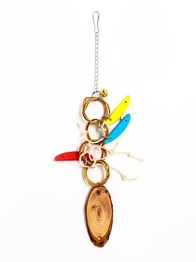 Игрушка для птиц «Фантазия», цвет МИКС