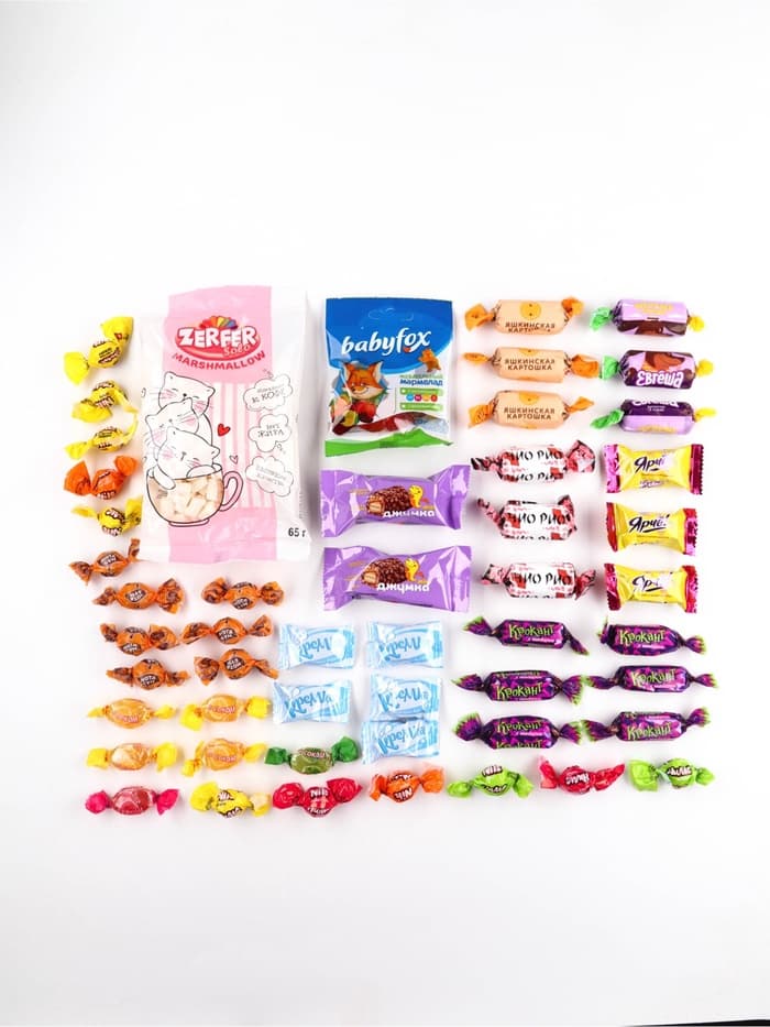 Сладкий детский новогодний подарок «Волшебного Нового года», конфеты 500 г, пазлы