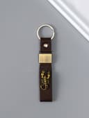 Брелок для ключей на кольце «Ремешок со скорпионом», кожзам, 2.2×10 см